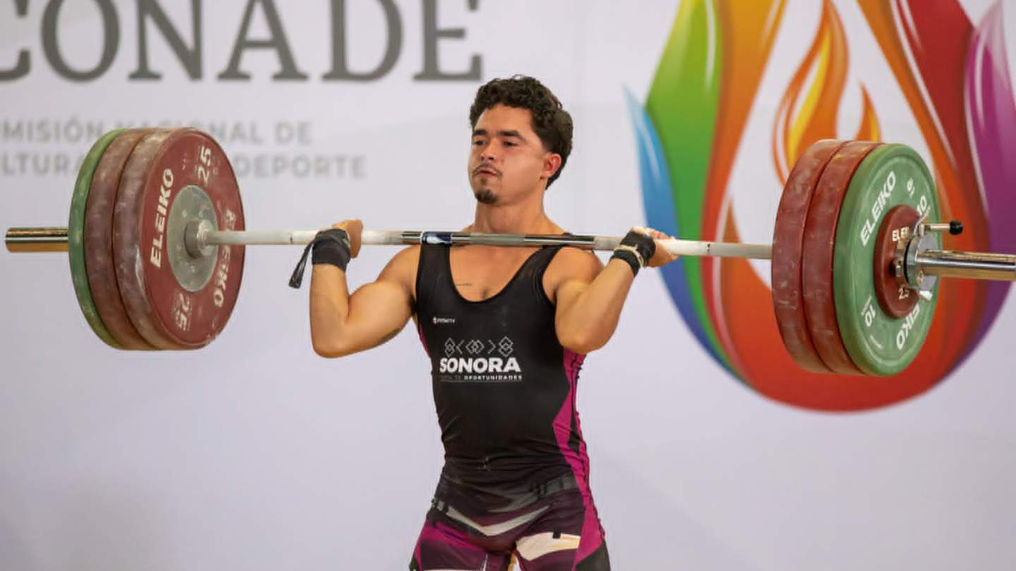 SONORA ALCANZA ONCE PRESEAS EN INICIO DE LA OLIMPIADA NACIONAL DE PESAS VARONIL 
